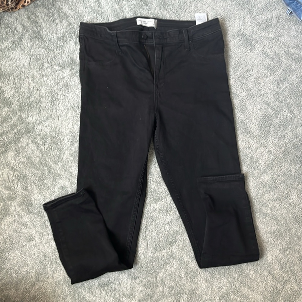 Abercrombie Black Jean Legging High Rise